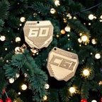 Personalised Motocross Number Plate Ornament